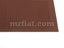 Cargar imagen en el visor de la galería, Mercedes W107 W108 W113 W115 W116 W123 Brown Rubber Heel Mat Interior Mercedes
