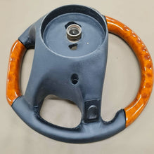 Load image into Gallery viewer, Mercedes W209 CLK500 W219 W211 R230 Wood Steering Wheel Black Steering Wheels Mercedes   
