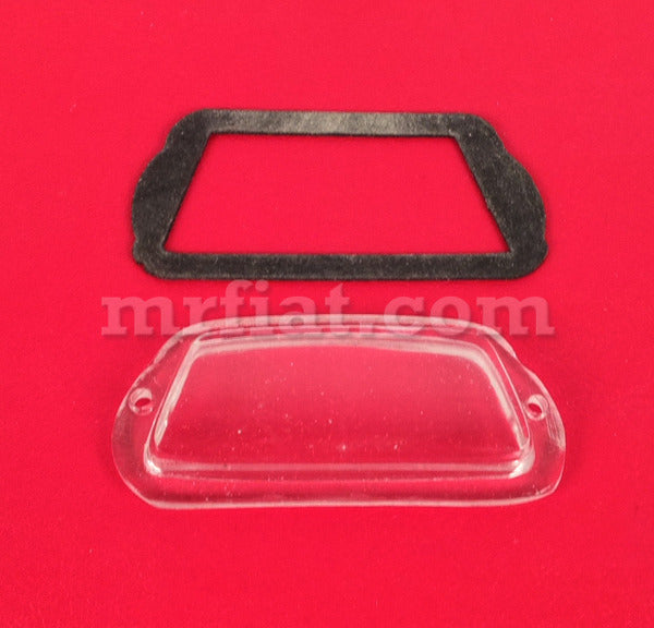 Mercedes 220 Cabrio A 1951-55 Clear License Plate Light Lens plus Gasket Lights Mercedes   