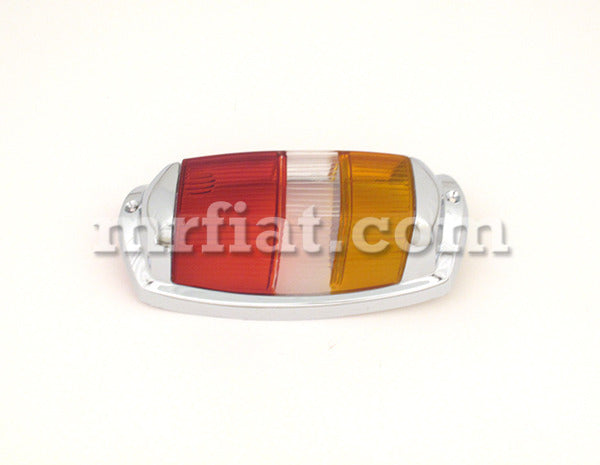 Mercedes 220 S 220 SE Ponton 1956-59 Chromed Red Clear Amber Tail Light Lens Lights Mercedes   