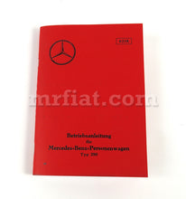 Load image into Gallery viewer, Mercedes W 18 Typ 290 German Workshop Manual 1933-1934 Accessories Mercedes
