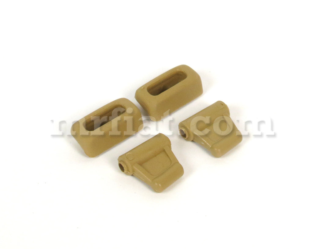 Mercedes R107 W107 Beige Sun Visor Clips Set Interior Mercedes   