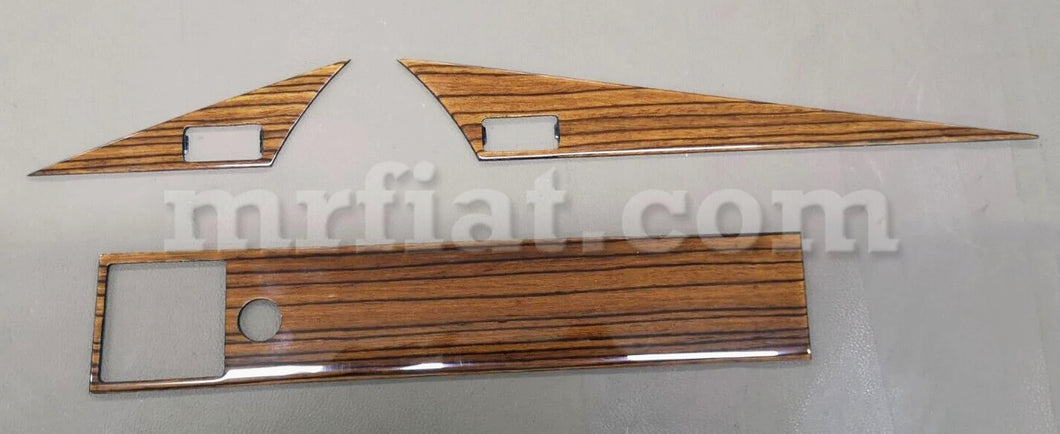 Mercedes W201 Zebrano Wood Dashboard Trim Set Interior Mercedes   