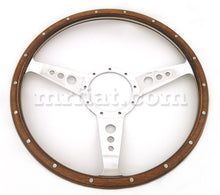 Cargar imagen en el visor de la galería, Moto-Lita MK3 Laminate Wheel Riveted 15&quot; Dished Holes in Spokes Polished Steering Other   
