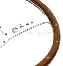 Cargar imagen en el visor de la galería, Moto-Lita MK3 Laminate Wheel Riveted 16" Dished Holes in Spokes Polished Steering Wheels Other

