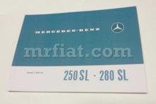 Load image into Gallery viewer, Mercedes 250 SL 280 SL Pagoda Owner&#39;s Manual English Doors Mercedes   
