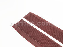 Load image into Gallery viewer, Mercedes W107 280 SL 380 SL 450 SL 500 SL 560 Burgundy Door Sill Rubber Set Doors Mercedes   
