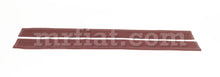 Load image into Gallery viewer, Mercedes W107 280 SL 380 SL 450 SL 500 SL 560 Burgundy Door Sill Rubber Set Doors Mercedes   
