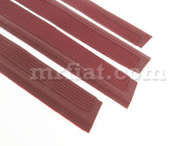 Cargar imagen en el visor de la galería, Mercedes W108 W109 Burgundy Door Sill Rubber Set Doors Mercedes   
