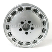 Cargar imagen en el visor de la galería, Mercedes 107 108 109 116 123 126 Gulli Diamond Cut Silver Wheel 8 x 16 Wheel Caps Mercedes
