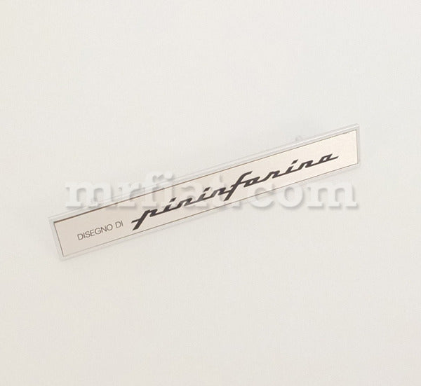 Ferrari Dino 206 246 GT GTS Disegno Di Pininfarina Aluminum Emblem Emblems Ferrari   