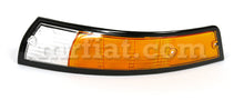 Cargar imagen en el visor de la galería, Porsche 911 1969-73 Clear Amber Black Front Left Turn Light Lens Lights Porsche
