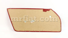 Cargar imagen en el visor de la galería, Porsche 911 912 Red Door Panel Set W/ Pocket 1968 Elephant Pattern Doors Porsche
