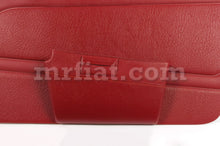 Cargar imagen en el visor de la galería, Porsche 911 912 Red Door Panel Set W/ Pocket 1968 Elephant Pattern Doors Porsche

