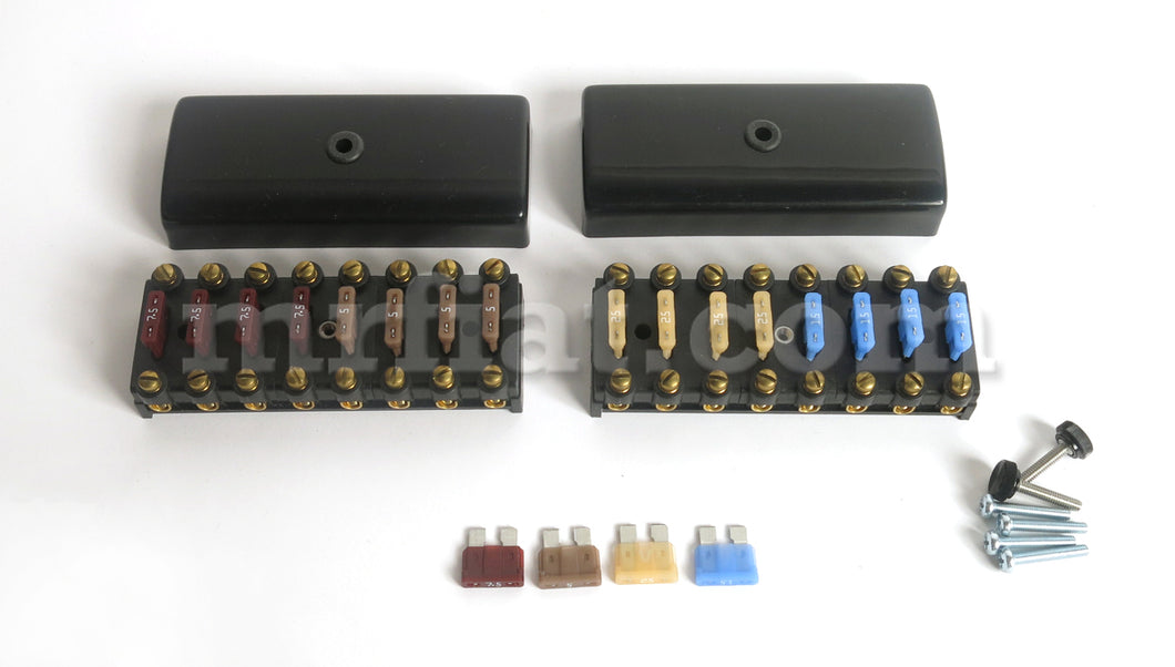 Porsche 911 912 Refuze Replacement Fuse Panel Set 1969 4 Pcs Electrical and Ignition Porsche   