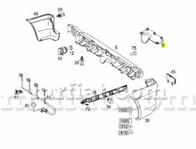 Load image into Gallery viewer, Mercedes 190 Ponton 230 SL 250 SL 280SL Licence Plate Frame Rear 485X105mm Accessories Mercedes   
