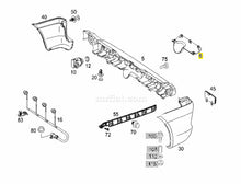 Cargar imagen en el visor de la galería, Mercedes 190 Ponton 230SL 250SL 280SL Licence Plate Frame Front 360X110mm Accessories Mercedes
