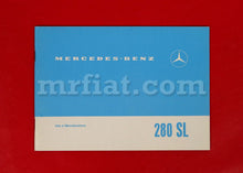 Load image into Gallery viewer, Mercedes 280 SL 1967-1971 Italian Owner's Manual Accessories Mercedes
