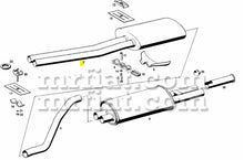 Load image into Gallery viewer, Mercedes 230 SL 250 SL 280 SL Pagoda Center Exhaust Muffler Exhaust Mercedes
