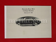 Cargar imagen en el visor de la galería, Mercedes 300 d 1960 Ge/En Illustrated Parts Catalogue Accessories Mercedes   
