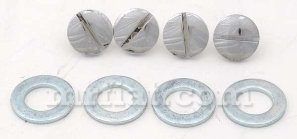 Topolino C Chrome Seat Screws Set Interior Fiat   