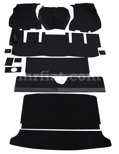 Volvo P1800 Black Carpet Set 1970-71 Interior Volvo   