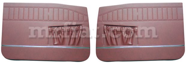 Volvo Amazon Red Door Panel Set 1965 Doors Volvo   