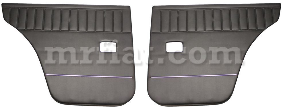 Volvo Amazon Black Rear Door Panel Set 1966-68 Doors Volvo   