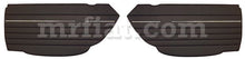 Load image into Gallery viewer, Volvo P1800 Black Upper Door Panel Set 1964-71 Doors Volvo   
