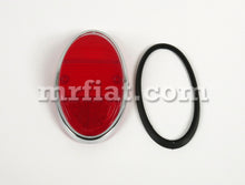 Cargar imagen en el visor de la galería, Volkswagen Beetle 1961-67 Red Silver Tail Light Lens and Gasket Lights Volkswagen
