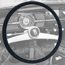Cargar imagen en el visor de la galería, Volkswagen Beetle Steering Wheel Cover Vinyl (40cm/15,5") Black Volkswagen
