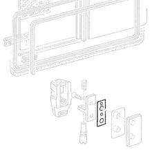 Load image into Gallery viewer, Volkswagen Bus Seal Sliding Window Lock Volkswagen
