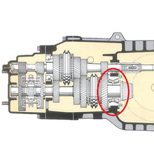 Cargar imagen en el visor de la galería, Volkswagen Type 3 Roller Bearing Rear (Double Tapered) Secundairy Shaft Early (4 Bolt Style) VW Parts Volkswagen
