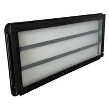 Load image into Gallery viewer, Volkswagen Bus Westfalia louvre window slidingdoor complete blackknob right
