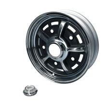 Load image into Gallery viewer, Volkswagen Karmann Ghia Wheel BBT Sprintstar Chrome/Black 5 Lug (5x205) 4.5x15in ET+25 VW Parts BBT
