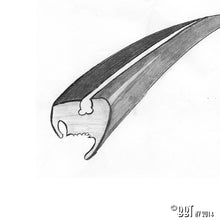Cargar imagen en el visor de la galería, Volkswagen Beetle Rear Window Seal Cal Look VW Parts BBT
