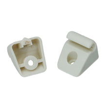 Load image into Gallery viewer, Volkswagen Bus Sun Visor Clips White (Pair) Volkswagen
