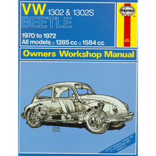 Load image into Gallery viewer, Volkswagen Beetle VW 1302 &amp; 1302S Manual EnglishJ.H. Haynes Volkswagen
