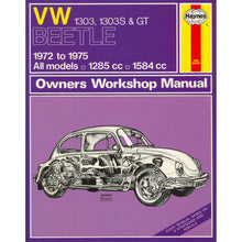 Load image into Gallery viewer, Volkswagen Beetle VW 1303 1303S &amp; GT Manual EnglishJ.H. Haynes Volkswagen
