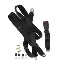 Load image into Gallery viewer, Volkswagen Type 3 Seat Belt 3 Point Black (Universal) Blacke Marked Volkswagen
