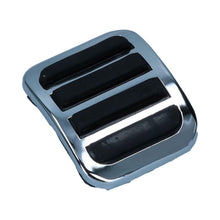 Load image into Gallery viewer, Volkswagen Type 3 Brake or clutch pedal cover chrome/black rubber each Pedals Shifter Handbrakes Other
