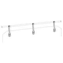 Load image into Gallery viewer, Volkswagen Bus Holder Rear Seat Bar, Left And Right Volkswagen

