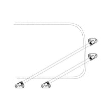 Load image into Gallery viewer, Volkswagen Bus End Piece For Jailbar 45 Deg Right Accessories Volkswagen
