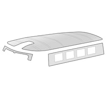 Load image into Gallery viewer, Volkswagen Bus Headliner White Vinyl (Perforated)
