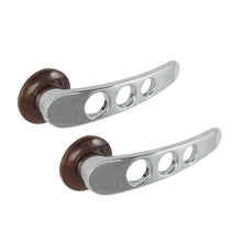 Load image into Gallery viewer, Volkswagen Type 3 Inner Door Handle Set Rose Wood Chrome As Pair Volkswagen
