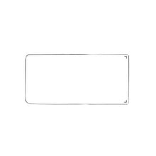 Cargar imagen en el visor de la galería, Volkswagen Bus Window Moulding For Side Central Window w/ Vent Wing Deluxe Emblems and Trim Other
