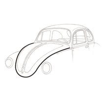 Load image into Gallery viewer, Volkswagen Beetle Rubber On Front Hood Glass and Seals Volkswagen

