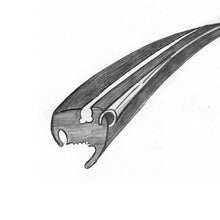Cargar imagen en el visor de la galería, Volkswagen Beetle Rear Window Seal Deluxe Convertible (Alu Trim) Volkswagen
