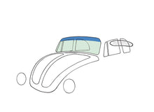 Load image into Gallery viewer, Volkswagen Beetle Windshield Green Convertible Blue Sunshade Windows Volkswagen
