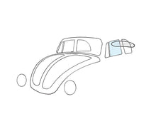 Load image into Gallery viewer, Volkswagen Beetle Door Window Left Convertible Volkswagen

